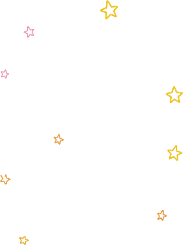 Social post cover layer: Decorative star set